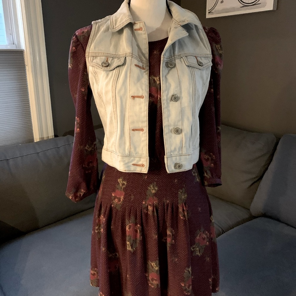 Vintage gap denim vest